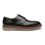 SAPATO DERBY MASCULINO CASUAL EM COURO PRETO