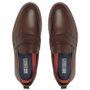 SAPATO LOAFER MASCULINO CASUAL EM COURO MARROM