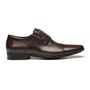 SAPATO DERBY MASCULINO SOCIAL EM COURO MARROM