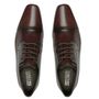 SAPATO DERBY MASCULINO SOCIAL EM COURO MARROM