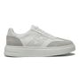 TÊNIS MASCULINO CASUAL EM COURO BRANCO COM CONFORTO