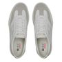 TÊNIS MASCULINO CASUAL EM COURO BRANCO COM CONFORTO