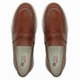 SAPATO LOAFER MASCULINO CASUAL EM COURO MARROM COM CONFORTO
