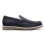 SAPATO MOCASSIM MASCULINO CASUAL EM COURO AZUL