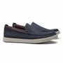 SAPATO MOCASSIM MASCULINO CASUAL EM COURO AZUL