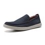 SAPATO MOCASSIM MASCULINO CASUAL EM COURO AZUL