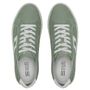 TÊNIS MASCULINO CASUAL EM COURO VERDE COM CONFORTO