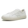 TÊNIS MASCULINO CASUAL EM COURO BRANCO COM CONFORTO