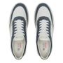 TÊNIS MASCULINO CASUAL EM COURO AZUL COM CONFORTO