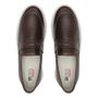 SAPATO LOAFER MASCULINO CASUAL EM COURO MARROM COM CONFORTO