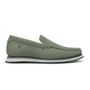SAPATO MOCASSIM MASCULINO CASUAL EM COURO VERDE COM CONFORTO