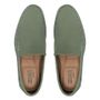 SAPATO MOCASSIM MASCULINO CASUAL EM COURO VERDE COM CONFORTO