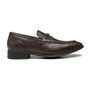 SAPATO LOAFER MASCULINO SOCIAL EM COURO MARROM COM CONFORTO