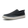 SLIP-ON MASCULINO CASUAL EM COURO AZUL