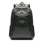 MOCHILA PORTA NOTEBOOK MASCULINA EM COURO COM RODINHAS PRETO