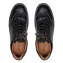 TÊNIS MASCULINO CASUAL EM COURO PRETO LINHA LIEVE