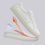 TÊNIS MASCULINO CASUAL EM COURO BRANCO COM CONFORTO