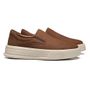 SLIP-ON MASCULINO CASUAL EM COURO MARROM