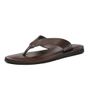 CHINELO MASCULINO CASUAL EM COURO MARROM