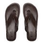 CHINELO MASCULINO CASUAL EM COURO MARROM