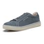 TÊNIS MASCULINO CASUAL EM COURO AZUL COM CONFORTO