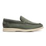 SAPATO MOCASSIM MASCULINO CASUAL EM COURO VERDE