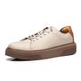 TÊNIS MASCULINO CASUAL EM COURO BRANCO