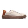 TÊNIS MASCULINO CASUAL EM COURO BRANCO