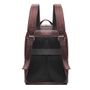MOCHILA PORTA NOTEBOOK MASCULINA EM COURO MARROM