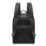 MOCHILA PORTA NOTEBOOK MASCULINA EM COURO PRETO