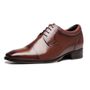 SAPATO DERBY MASCULINO SOCIAL EM COURO MARROM