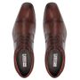 SAPATO DERBY MASCULINO SOCIAL EM COURO MARROM