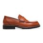 SAPATO LOAFER MASCULINO CASUAL EM COURO MARROM