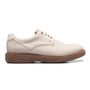 SAPATO VECCHIONI DERBY MASCULINO CASUAL EM COURO BRANCO