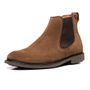 BOTA CHELSEA MASCULINA CASUAL EM COURO MARROM