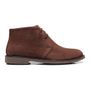 BOTA MASCULINA CASUAL EM COURO MARROM