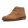 BOTA MASCULINA CASUAL EM COURO MARROM