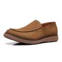 SAPATO MOCASSIM MASCULINO CASUAL EM COURO MARROM