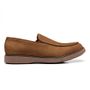 SAPATO MOCASSIM MASCULINO CASUAL EM COURO MARROM