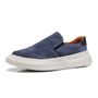 SLIP-ON MASCULINO CASUAL EM COURO AZUL