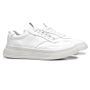 TÊNIS MASCULINO CASUAL EM COURO BRANCO