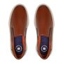 SLIP-ON MASCULINO CASUAL EM COURO MARROM