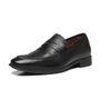  SAPATO LOAFER MASCULINO SOCIAL EM COURO PRETO COM CONFORTO