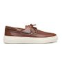 SAPATO DOCKSIDE MASCULINO CASUAL EM COURO MARROM 