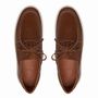 SAPATO DOCKSIDE MASCULINO CASUAL EM COURO MARROM 