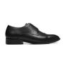 SAPATO DERBY MASCULINO SOCIAL EM COURO PRETO COM CONFORTO