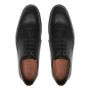 SAPATO DERBY MASCULINO SOCIAL EM COURO PRETO COM CONFORTO