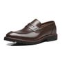 SAPATO LOAFER MASCULINO CASUAL EM COURO MARROM 