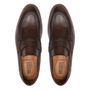 SAPATO LOAFER MASCULINO CASUAL EM COURO MARROM 