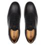 TÊNIS MASCULINO CASUAL EM COURO PRETO 